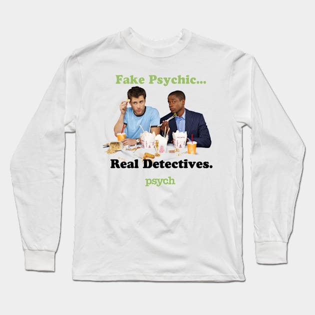 Psych Take Out Long Sleeve T-Shirt by Fauzi ini senggol dong